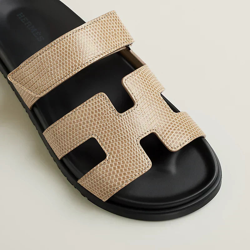 Hermès - Sandales Chypre Beige Argile